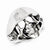 Sterling Silver Antiqued Skull Ring