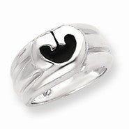 Sterling Silver Enameled Ring