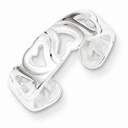 Sterling Silver Heart Toe Ring