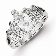 Sterling Silver CZ Ring