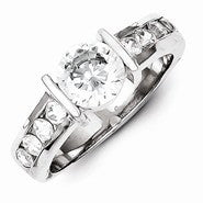 Sterling Silver CZ Ring