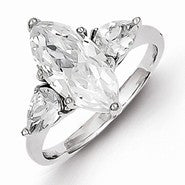 Sterling Silver CZ Ring