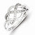 Sterling Silver Diamond Fashion Ring
