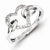 Sterling Silver Diamond Fashion Ring