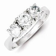 Sterling Silver CZ Ring
