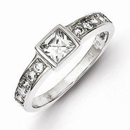 Sterling Silver CZ Ring