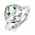 Sterling Silver Green Quartz Ring