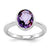 Sterling Silver Amethyst Ring