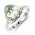 Sterling Silver Green Quartz Ring