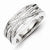 Sterling Silver Diamond Band Ring