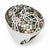 Sterling Silver Grey Mosaic MOP Ring
