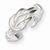 Sterling Silver Love Knot Toe Ring
