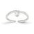 Sterling Silver CZ Toe Ring