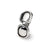 Sunglasses Charm Bead in Sterling Silver