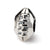 Kids Football Charm Bead in Sterling Silver