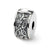 Hinged Floral Clip Charm Bead in Sterling Silver