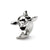 Kids Dolphin Charm Bead in Sterling Silver