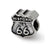 Route 66 Charm Bead in Sterling Silver