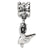 Dancer Charm Dangle Bead in Sterling Silver