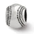 Sterling Silver Baseball Bead Charm hide-image