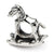 Sterling Silver Rocking Horse Bead Charm hide-image