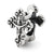 Crucifix Charm Bead in Sterling Silver