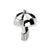 Kids Umbrella Charm Bead in Sterling Silver