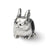Bunny Charm Bead in Sterling Silver