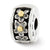 Sterling Silver & Gold Plated 4k Hinged Floral Clip Bead Charm hide-image
