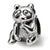 Sterling Silver Racoon Bead Charm hide-image
