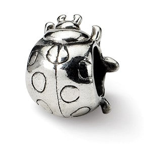 Sterling Silver Ladybug Bead Charm hide-image