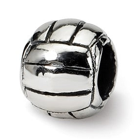 Sterling Silver Kids Volleyball Bead Charm hide-image