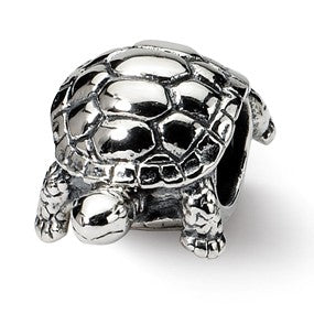 Sterling Silver Turtle Bead Charm hide-image