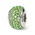 August Full Swarovski Elements Charm Bead in Sterling Silver