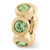 Aug Swarovski Elements Charm Bead in Gold Plated