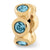 Gold Plated March Swarovski Elements Bead Charm hide-image