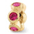 Oct Swarovski Elements Charm Bead in Gold Plated