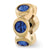 Sept Swarovski Elements Charm Bead in Gold Plated