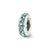 March Single Row Swarovski Elements Charm Bead in Sterling Silver