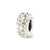 April Double Row Swarovski Elements Charm Bead in Sterling Silver