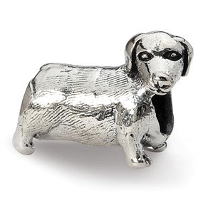 Sterling Silver Dachshound Bead Charm hide-image