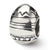 Sterling Silver Easter Egg Bead Charm hide-image