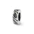 Leaf Design Spacer Charm Bead in Sterling Silver