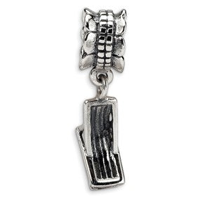 Sterling Silver Deck Chair Dangle Bead Charm hide-image