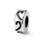 Stopper/Spacer Charm Bead in Sterling Silver
