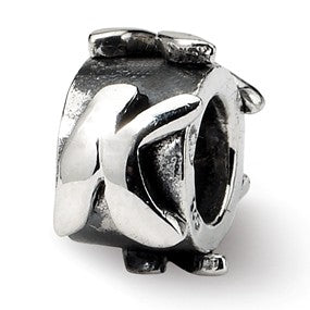 Sterling Silver Letter K Message Bead Charm hide-image