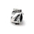 Letter L Message Charm Bead in Sterling Silver