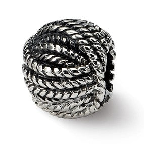 Sterling silver Ball of Yarn Bead Charm hide-image