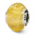 Sterling Silver Yellow Italian Murano Bead Charm hide-image
