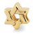 Star of David Charm Bead in Gold Plated